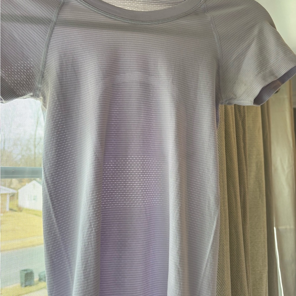Lululemon Light Purple Short Sleeve Top